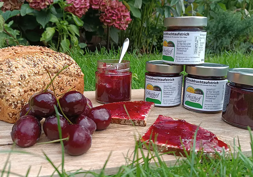 Obsthof-Hahl-Kirsch-Fruchtaufstrich-Land-Hadeln-Otterndorf-Cadenberge-Neuhaus-Sietland
